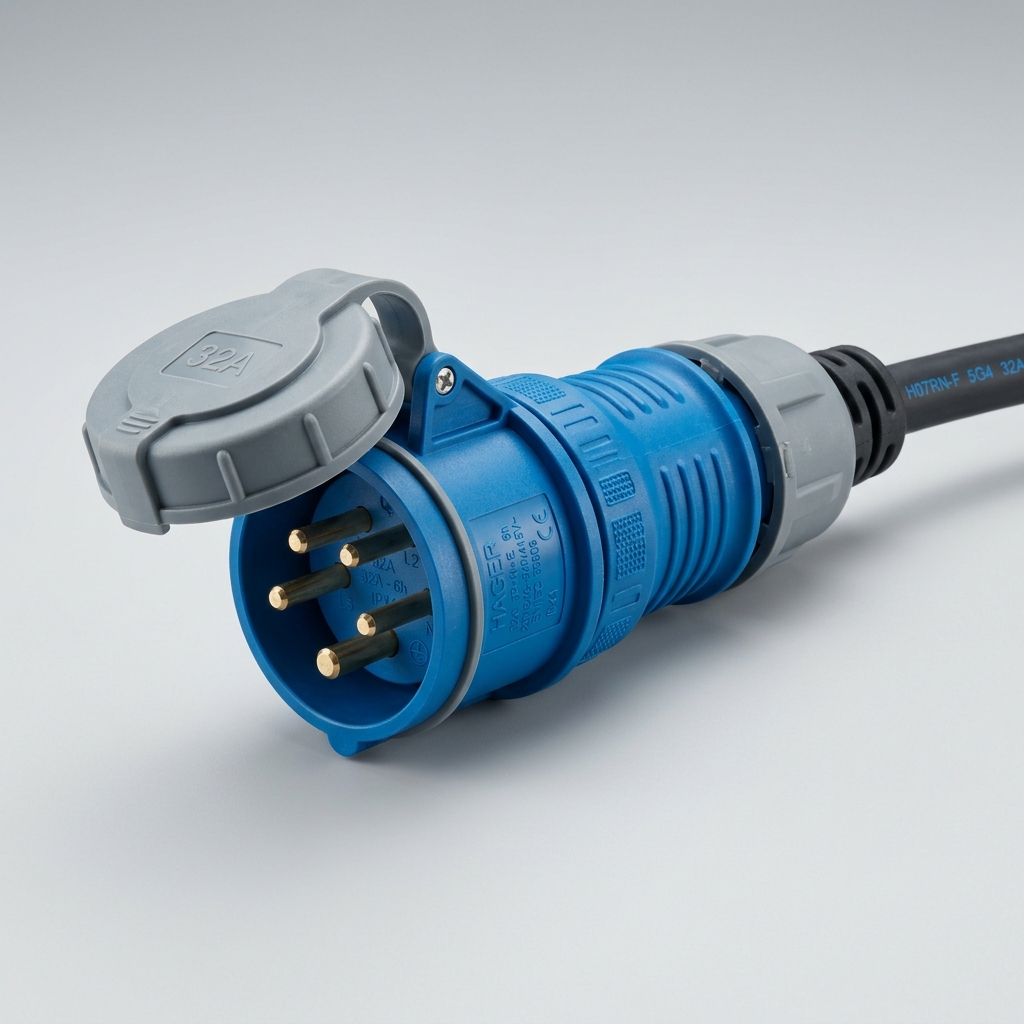 Industrial Weatherproof Plug 32A