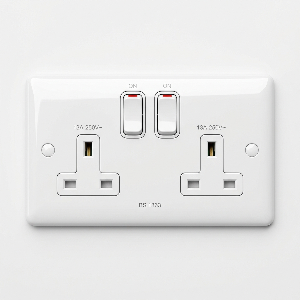 Twin Switched Socket Outlet